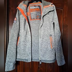 Superdry Mountain Storm Double Zip Hoodie Men's Small